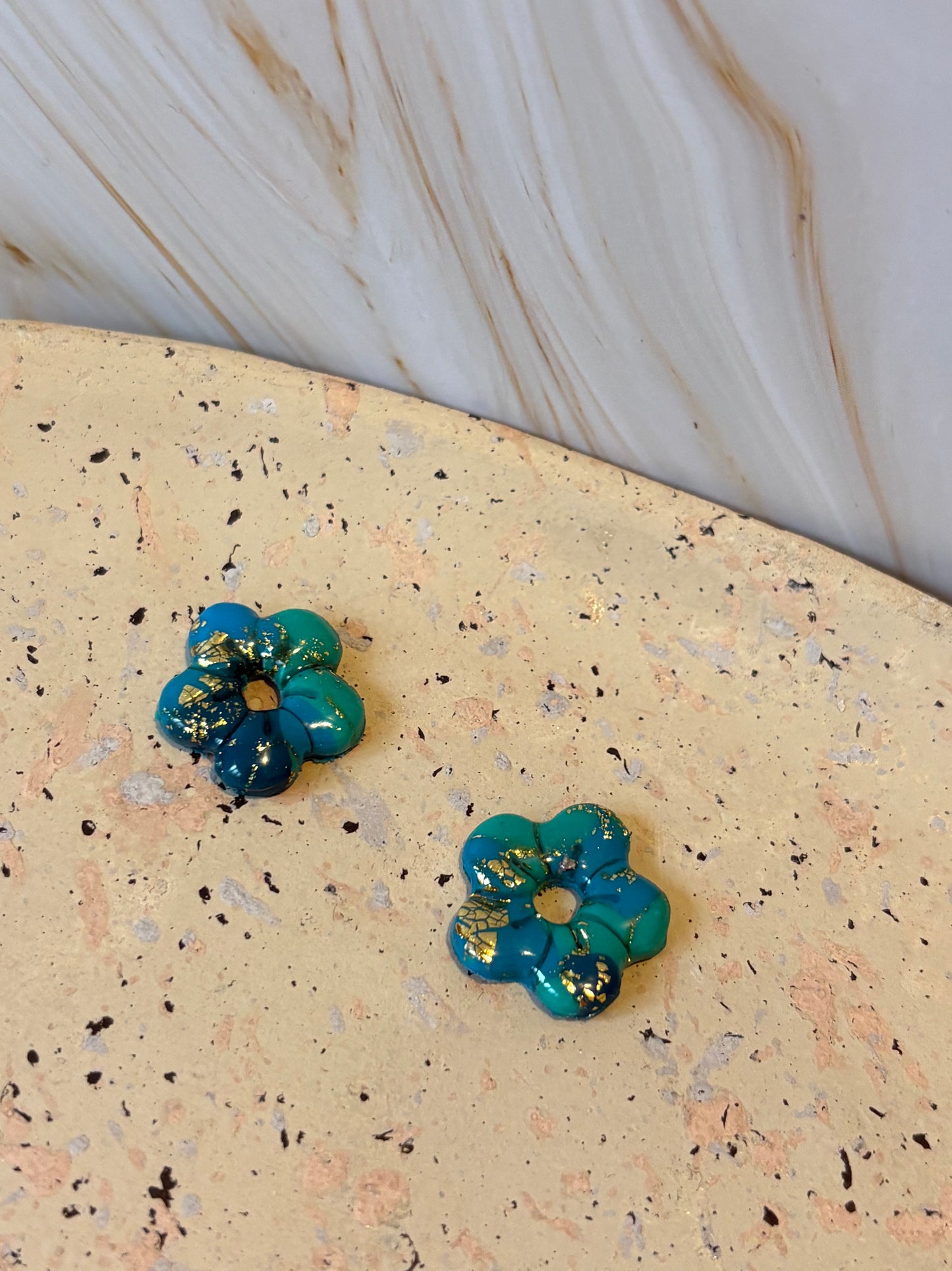 Boucles pampilles - SUNNY - bleue