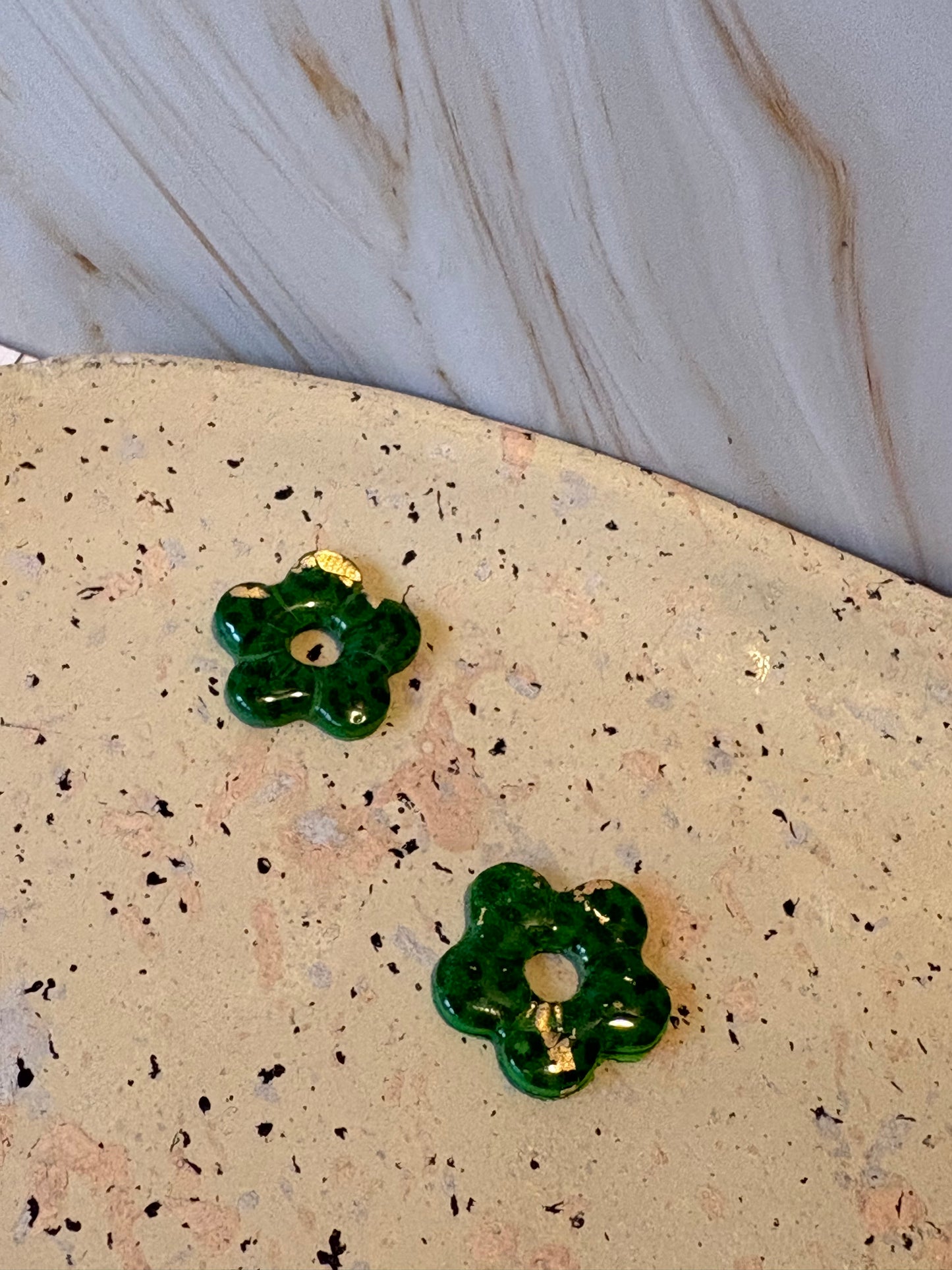 Boucles pampilles - SUNNY - Léopard / or