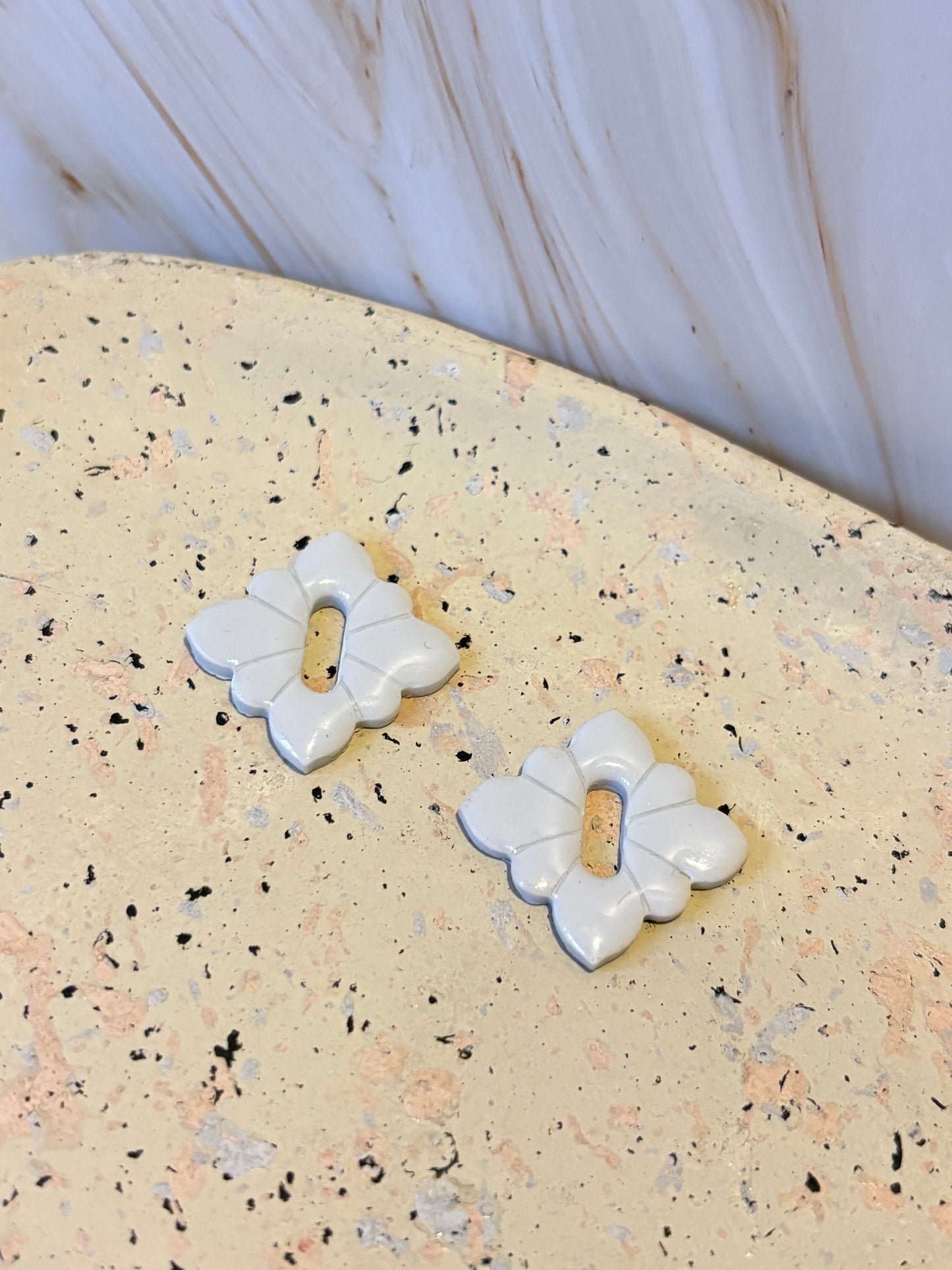 Boucles pampilles - STELLA - gris