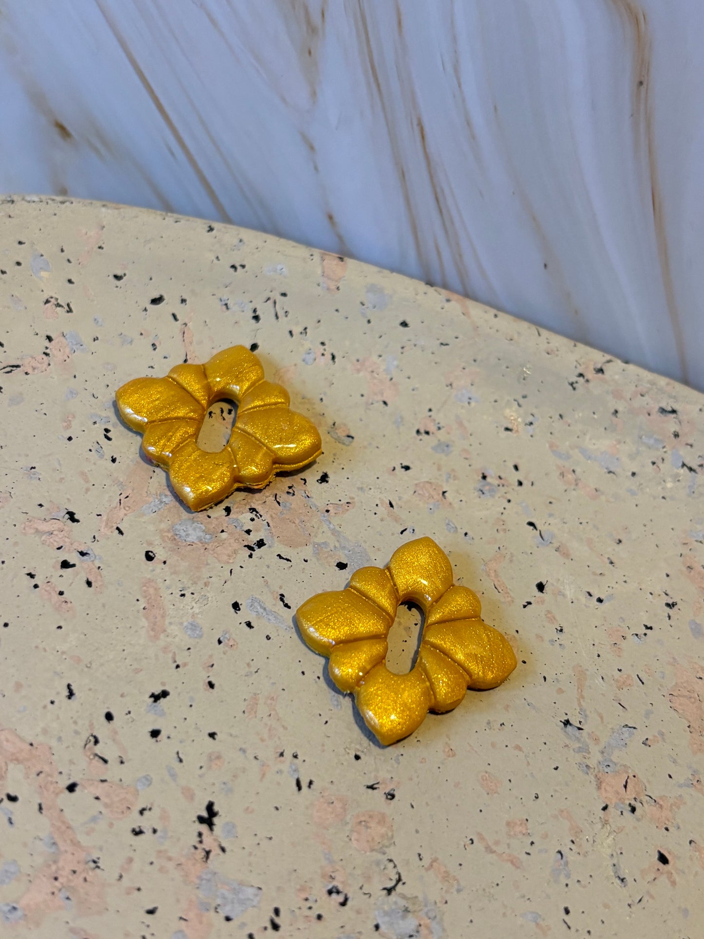 Boucles pampilles - STELLA - dorées