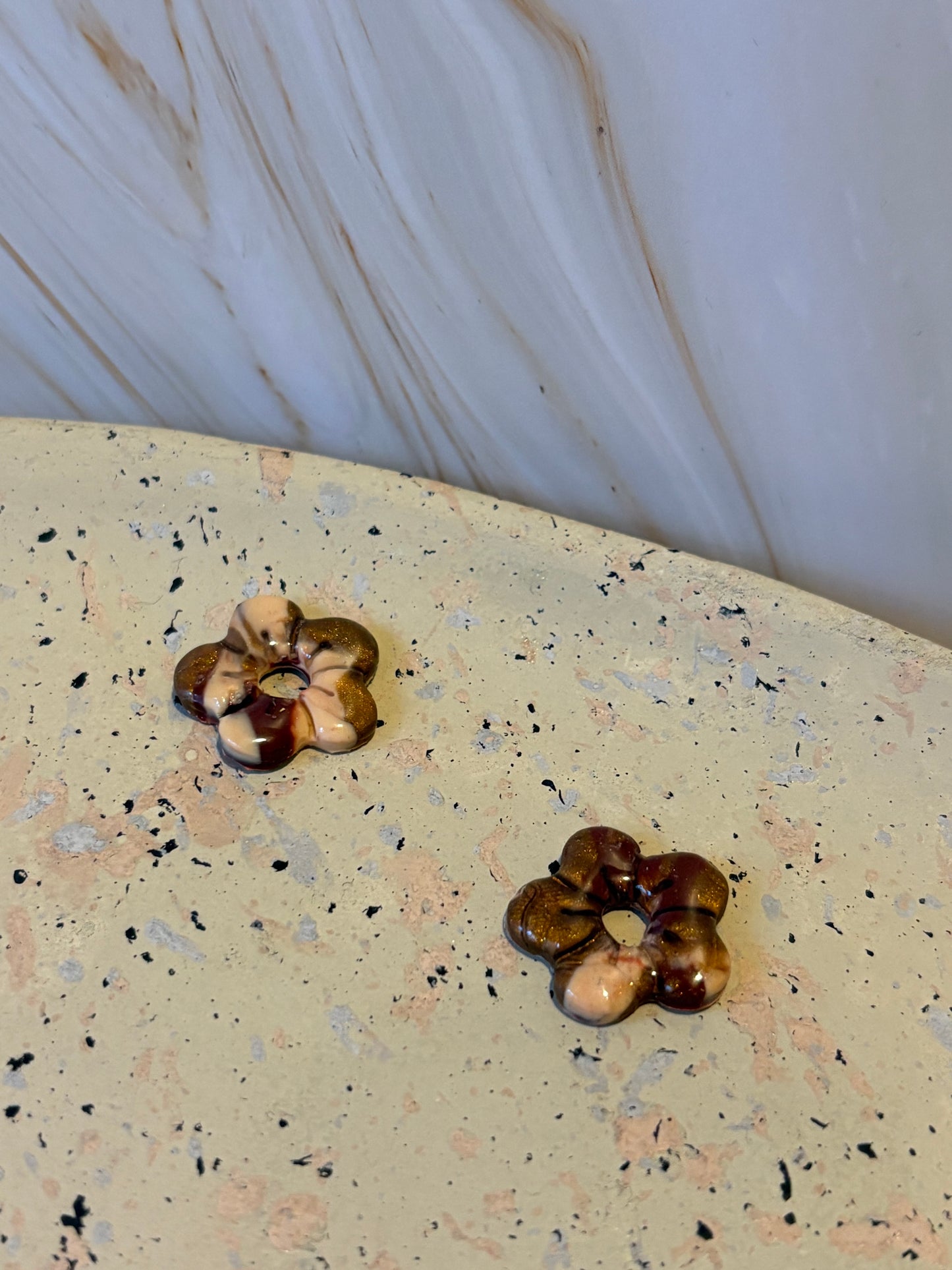 Boucles pampilles - SUNNY - cappuccino