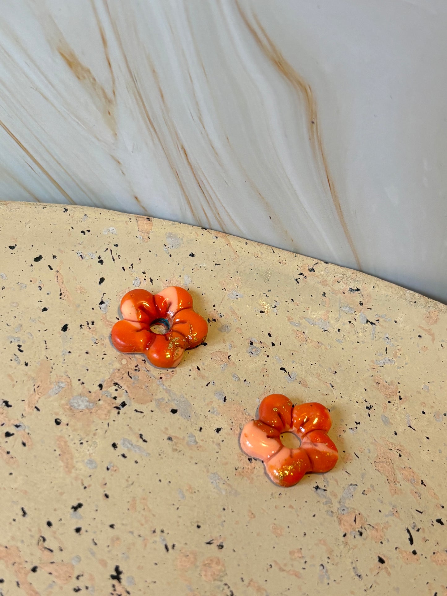 Boucles pampilles - SUNNY - orange