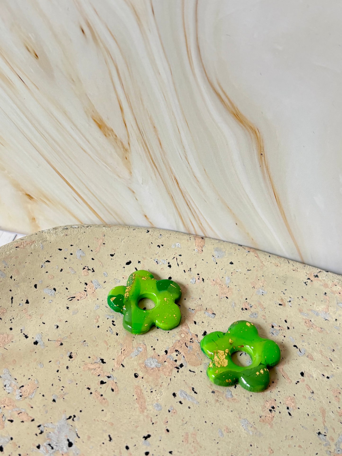 Boucles pampilles - POPPY - vert