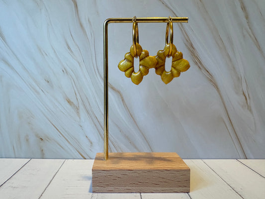 Boucles pampilles - STELLA - dorées