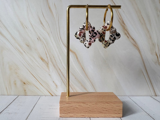 Boucles pampilles - STELLA - Leopard multicolore