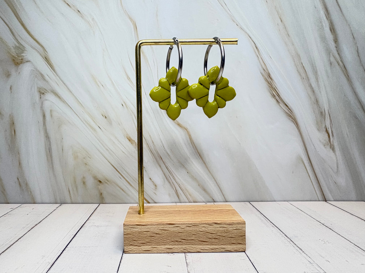 Boucles Pampilles - STELLA - vert