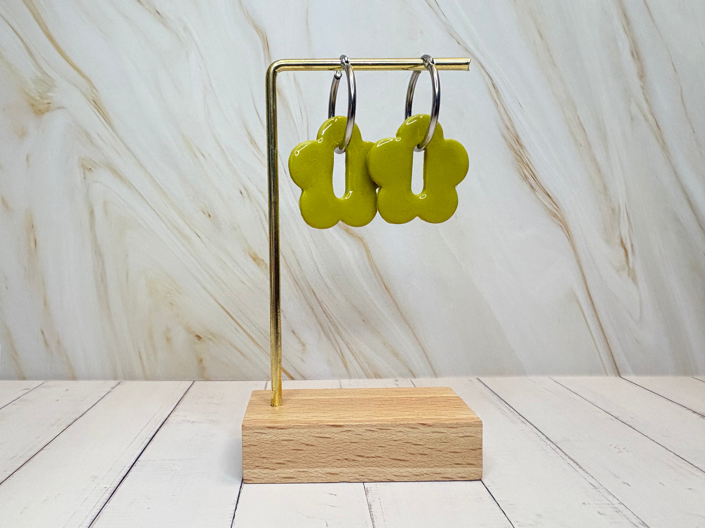 Boucles pampilles - Bloom - vert