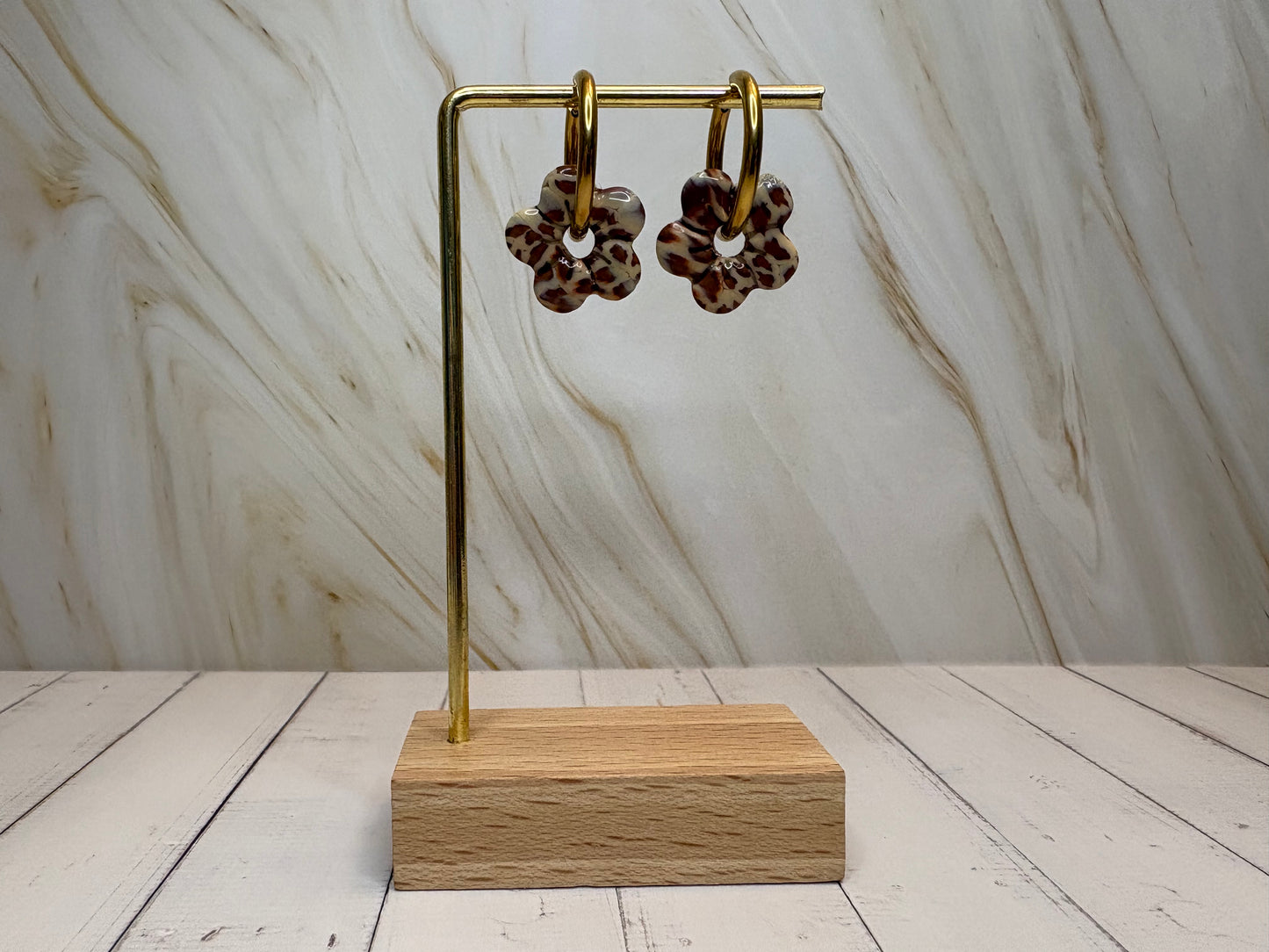 Boucles pampilles - SUNNY - café