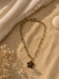 Bracelet cheville Solea - Marron