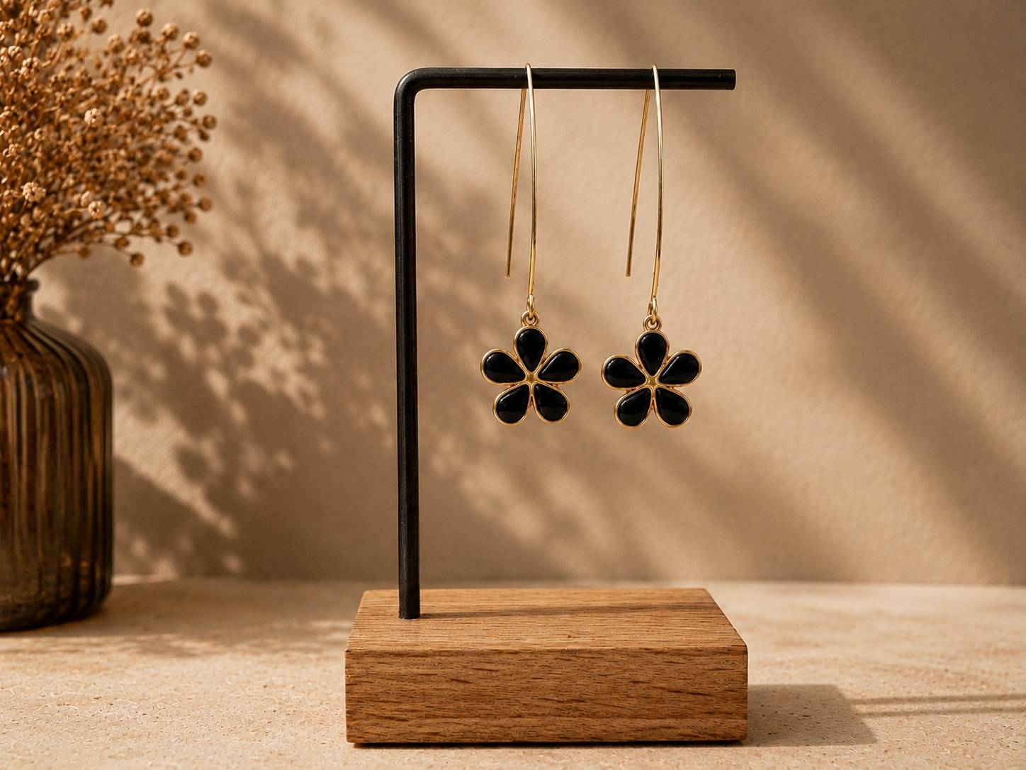 Boucles d’oreilles Solea - Noir