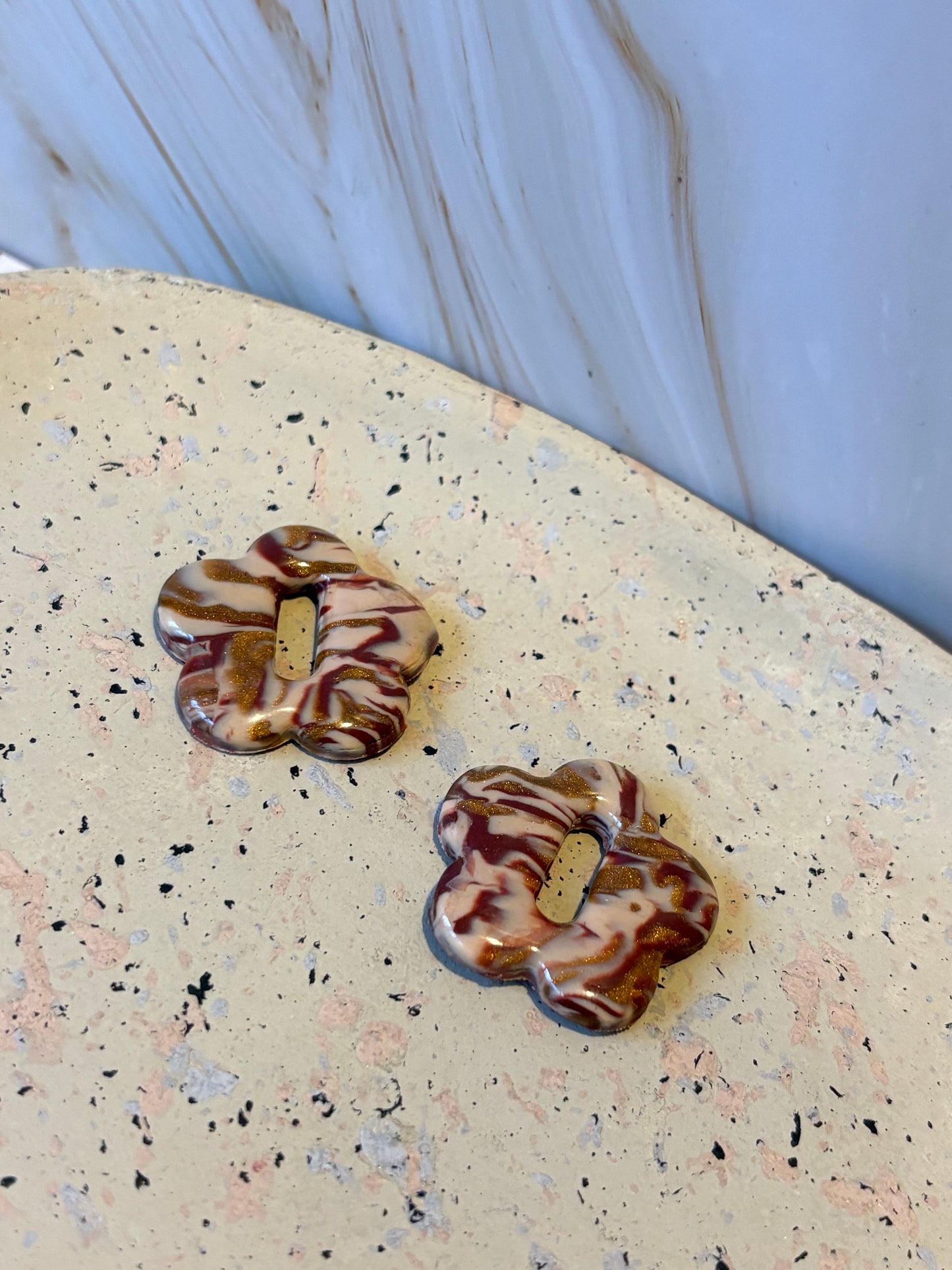 Boucles pampilles - BLOOM - cappuccino