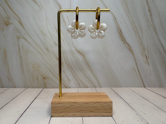 Boucles pampilles - SUNNY - nacrée