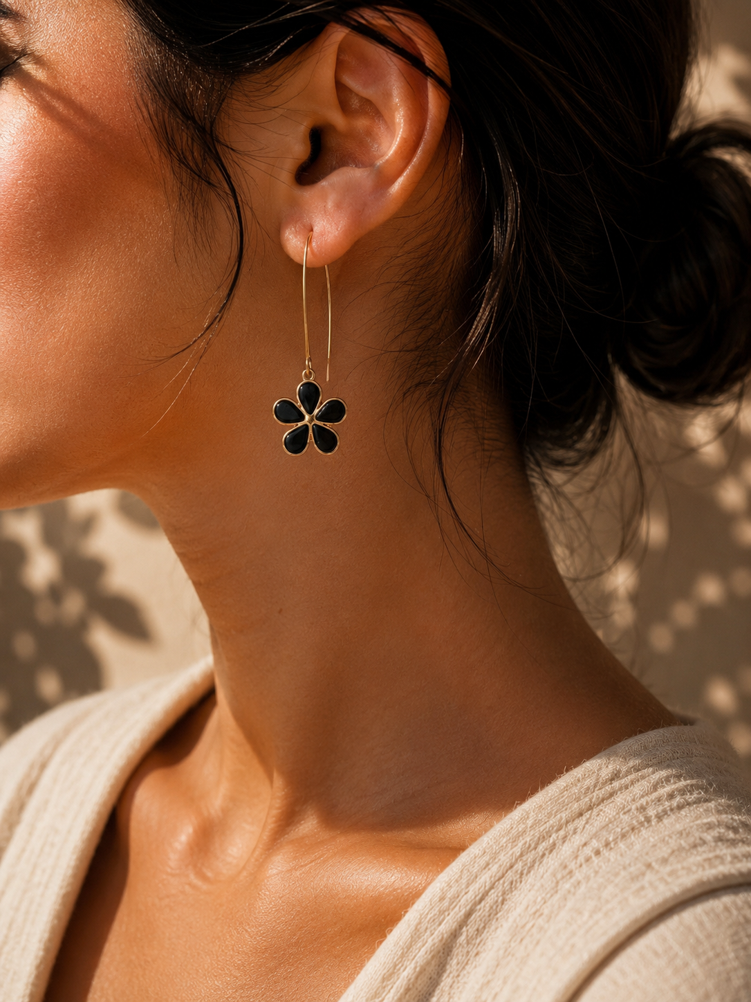 Boucles d’oreilles Solea - Noir
