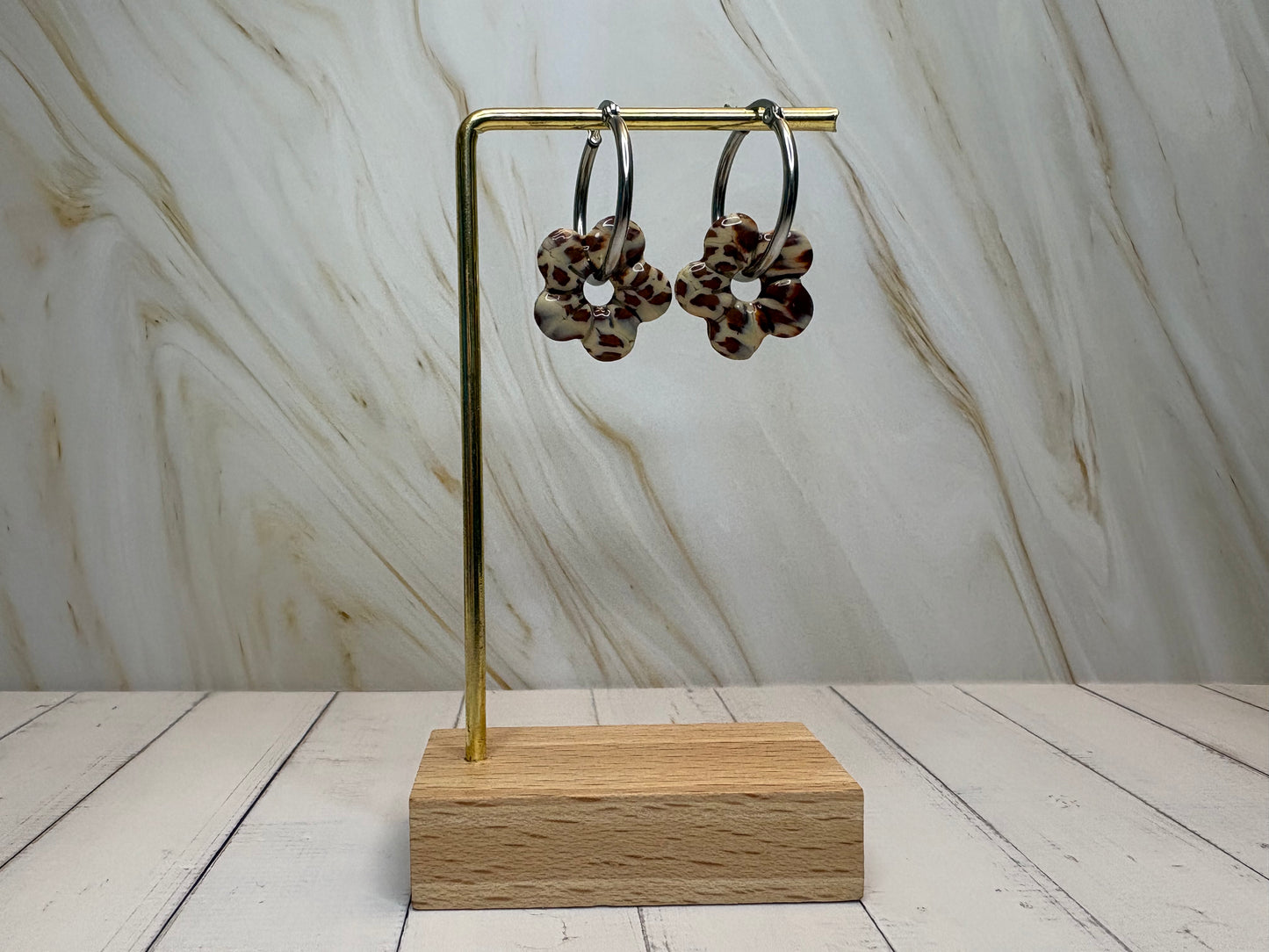 Boucles pampilles - SUNNY - café