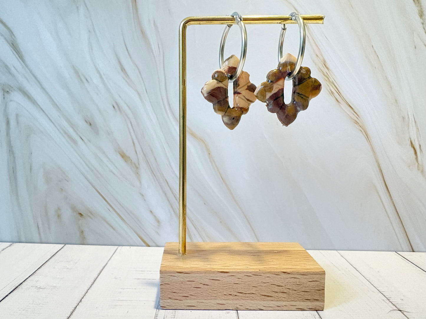 Boucles pampilles - STELLA - cappuccino