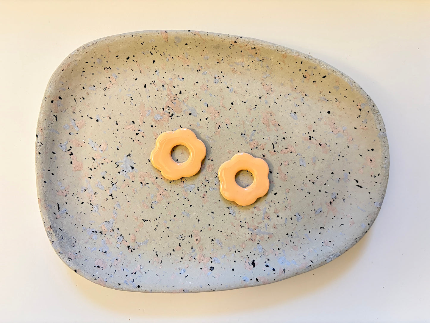 Boucles Pampilles - SOLEA - orange pastel