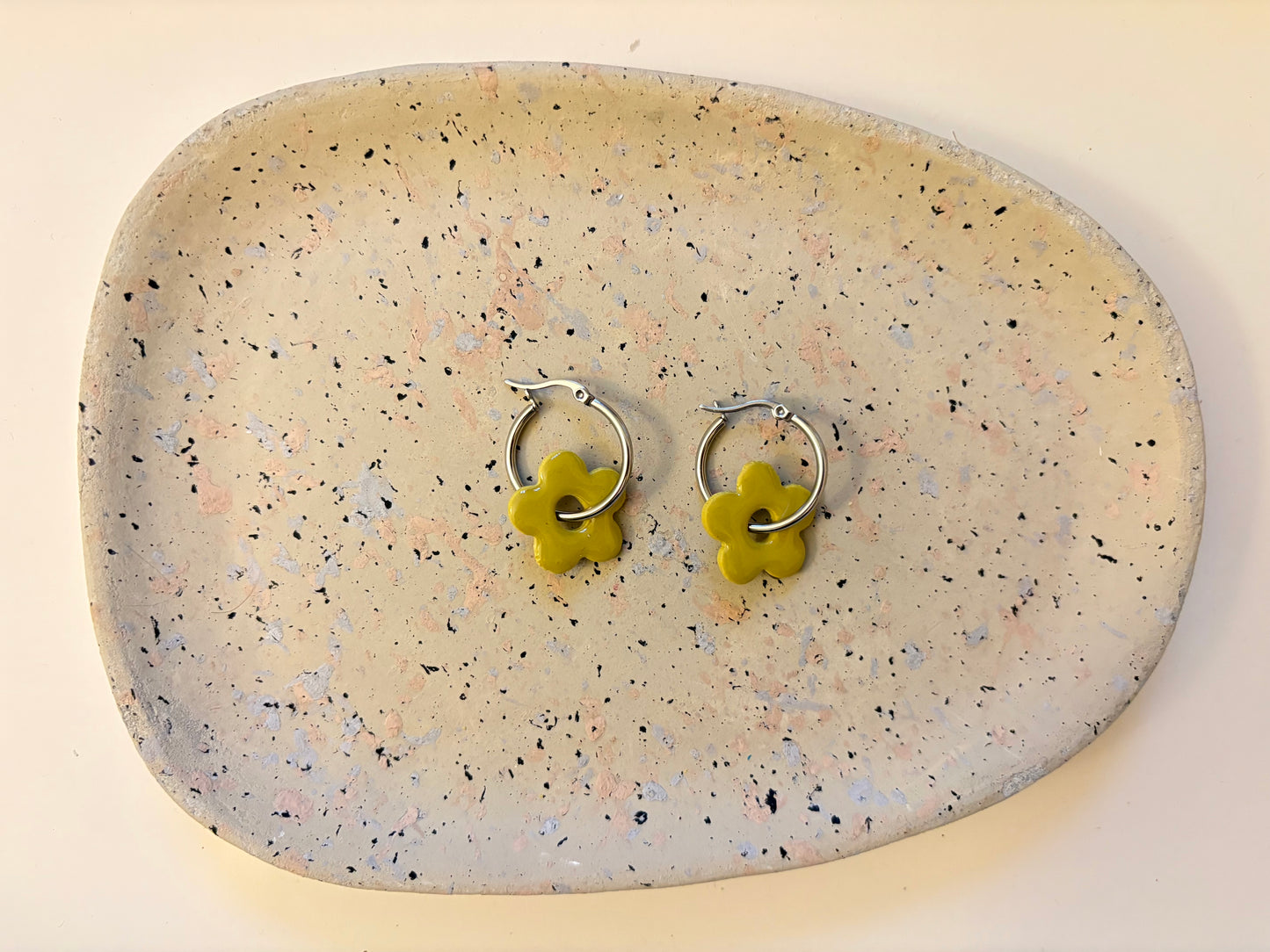 Boucles Pampilles - NINA - Vert pastel